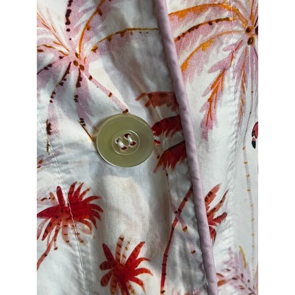 The Cats Pajamas XL Flamingo Palm Tree Cotton Cottage Core Extra Large - Picture 5 of 7